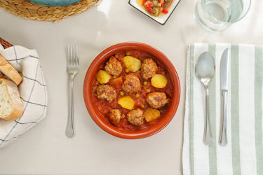 Albóndigas a la jardinera
