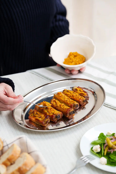 Costillas con mostaza