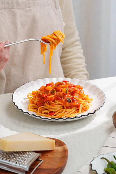 Tallarines con verduras